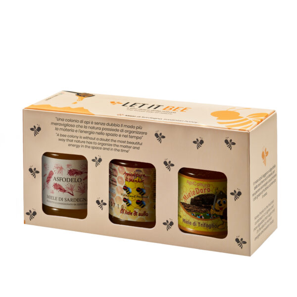 Tris Mix Asphodel Honig, Sulla, Klee